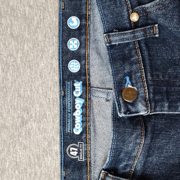 WRANGLER- MENS PREMIUM PERFORMANCE COWBOY CUT 47 REGULAR FIT 33X30 JEANS 👖👖👖 - Picture 7 of 14